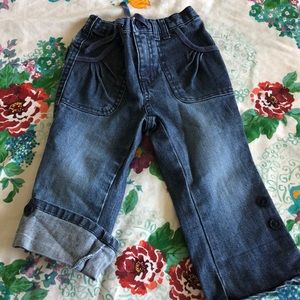 Baby Gap adjustable length jean capris